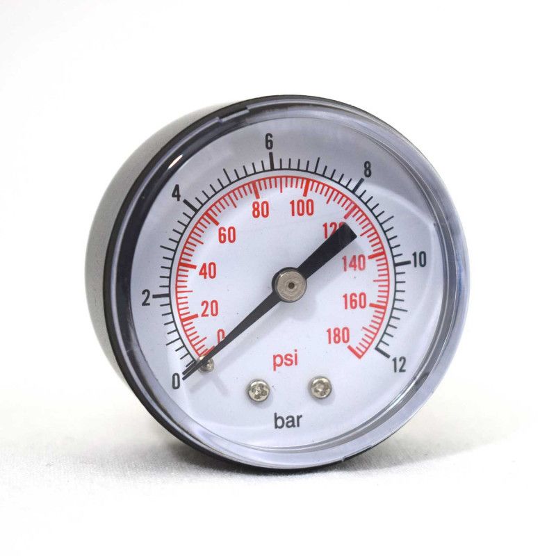 Manomètre à bain de glycérine radial - Diamètre du cadran : 63 mm