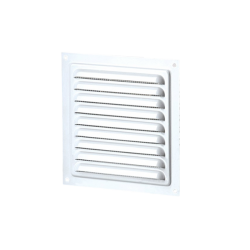 Grille d'aération métal 125x125mm pour coffret/armoire électrique