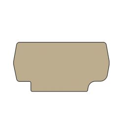 Plaque d'extrémité beige pour borne à ressort 6 mm2 type "PushFit" - IMO