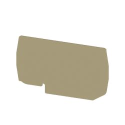 Plaque d'extrémité beige pour borne à ressort 10 mm2 type "PushFit" - IMO