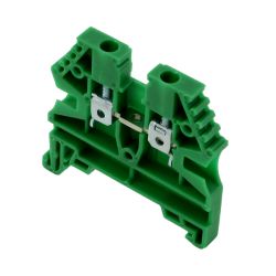 Borne de jonction à vis 2,5mm² - pas 5mm - verte - IMO