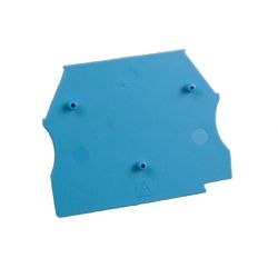 Plaque d'extrémité bleue pour borne à vis 2,5 à 10 mm2 - IMO