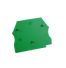 Plaque d'extrémité verte pour borne à vis 2,5 à 10 mm2 - IMO