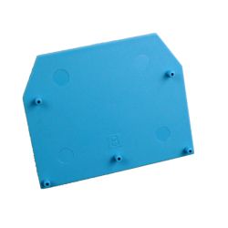 Plaque d'extrémité bleue pour borne à vis 16 mm2 - IMO