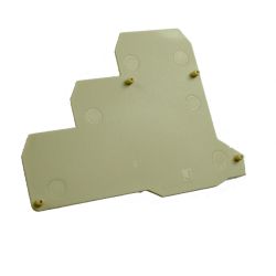 Plaque d'extrémité beige pour borne capteur ERT3S - IMO