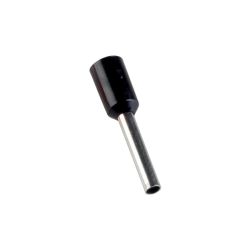 Embout de câblage simple à sertir, 1.5 mm², noir - sachet de 100 pcs