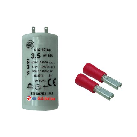 Condensateur 3,5µF pour moteur de volet roulant Bubendorff