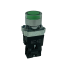 Bouton poussoir LED vert 230V - 1NO