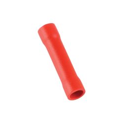 Manchon à sertir isolé rouge, prolongateur L-25mm, 0,5-1,5mm² - sachet de 100 pcs