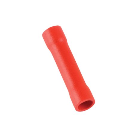 Manchon à sertir isolé rouge, prolongateur L-25mm, 0,5-1,5mm² - sachet de 100 pcs