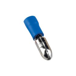 Cosse cylindrique à sertir mâle isolé bleu, 1,5-2,5mm² - sachet de 100 pcs