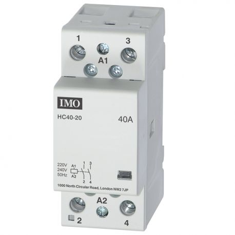 Contacteur modulaire 20A 2NO 230V Noark