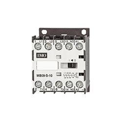 Mini contacteur 3P 4KW 9A - bobine 24VAC - 1NC - rail DIN -  MB09 IMO