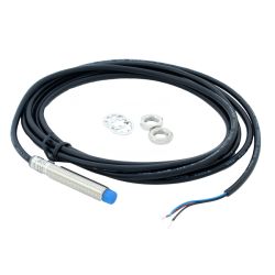 Détecteur inductif non-noyable M8 câble 2m - 24VDC - NPN - NO - Sn 2mm - IP67 - IMO