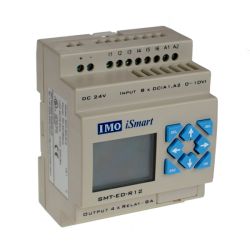 Automate iSmart Intelligent - IHM - 6 DC in - 2 Ana in - 4 sorties relais 8A - IMO