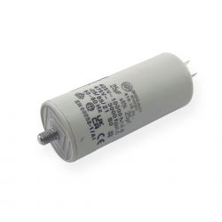 Condensateur permanent 25µF à cosses - Ø40x92mm - DUCATI