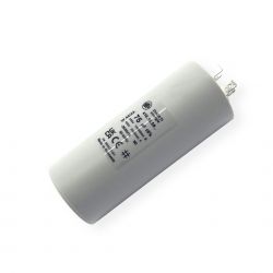 Condensateur permanent 75µF à cosses - Ø50x117mm - DUCATI