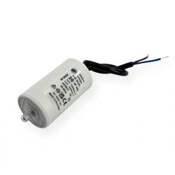 Condensateur permanent 20µF à câble - Ø40x70mm - DUCATI