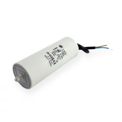 Condensateur permanent 50µF à câble - Ø45x117mm - DUCATI