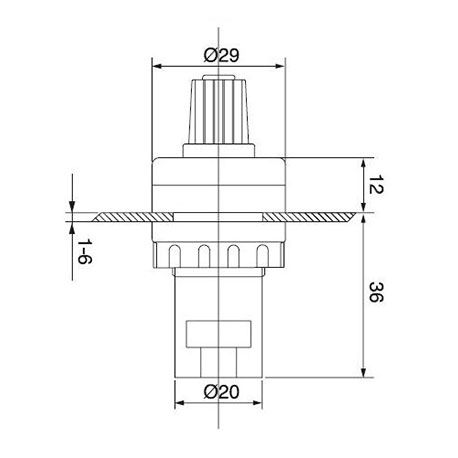 Potentiomètre à visser 10KOhm