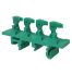 Adaptateur rail DIN vert (terre) pour répartiteur en laiton 16mm² - MOREK