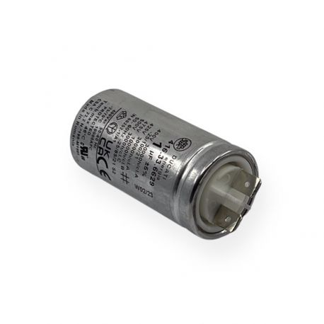 Condensateur permanent aluminium 1µF à cosses faston simple - Ø30x60mm - DUCATI