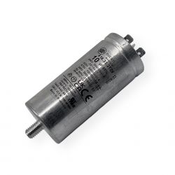 Condensateur permanent aluminium 10µF à cosses faston simple - Ø35x77mm - DUCATI