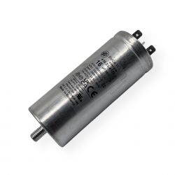 Condensateur permanent aluminium 16µF à cosses faston simple - Ø40x98mm - DUCATI