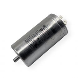 Condensateur permanent aluminium 30µF à cosses faston double - Ø50x98mm - DUCATI