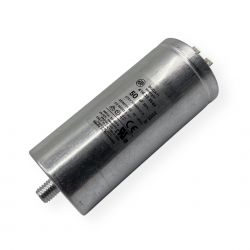 Condensateur permanent aluminium 50µF à cosses faston double - Ø55x122mm - DUCATI