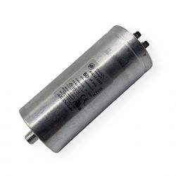 Condensateur permanent aluminium 60µF à cosses faston double - Ø55x122mm - DUCATI
