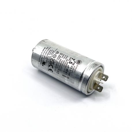 Condensateur permanent aluminium 7,5µF à cosses faston simple - Ø35x72mm - DUCATI