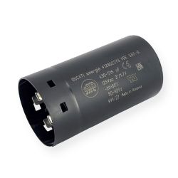 Condensateur de démarrage 430-516µF à cosses faston 6.3, fond plat - Ø45,5x84mm - DUCATI