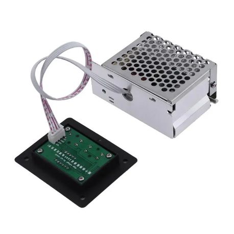 Régulateur de tension 4000W, 220V AC avec écran et bouton de réglage