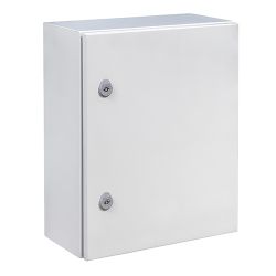 Armoire électrique en métal 500x400x250mm - étanche IP66, IK10 - Livré avec tôle de fond