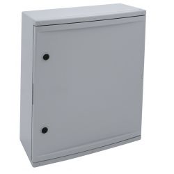 Coffret électrique ABS 600x500x220 étanche IP65 - Porte pleine - avec plaque de fond