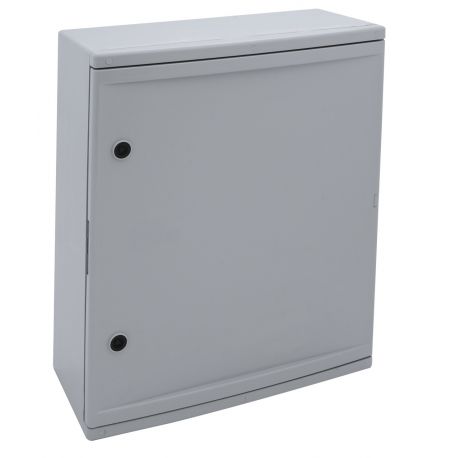 Coffret électrique ABS 600x500x220 étanche IP65 - Porte pleine - avec plaque de fond