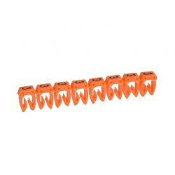 Boite de 512 repères CME 1 pour fils 0.5mm² à 1.5mm² - marquage chiffre 3 orange