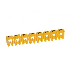 Boite de 512 repères CME 1 pour fils 0.5mm² à 1.5mm² - marquage lettre L jaune