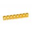 Boite de 512 repères CME 1 pour fils 0.5mm² à 1.5mm² - marquage lettre X jaune