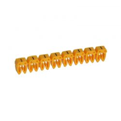 Boite de 512 repères CME 1 pour fils 0.5mm² à 1.5mm² - marquage signe - (moins) jaune