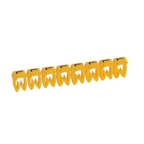 Boite de 504 repères CME 3 pour fils 4mm² à 6mm² - marquage lettre L jaune