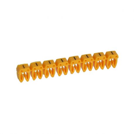 Boite de 504 repères CME 3 pour fils 4mm² à 6mm² - marquage signe - (moins) jaune