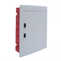 Coffret de distribution encastrable sur placo 394x305x85mm IP40 - 2 rangée de 12 modules