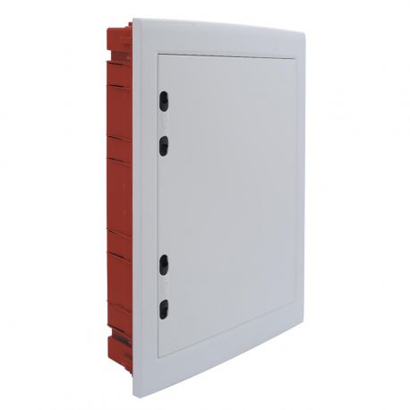 Coffret de distribution encastrable sur placo 654x440x95mm IP40 - 3 rangée de 18 modules