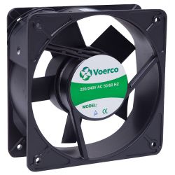 Ventilateur d'armoire axial 230Vac 280x280x80 - débit d'air 1917m3/h - 48W