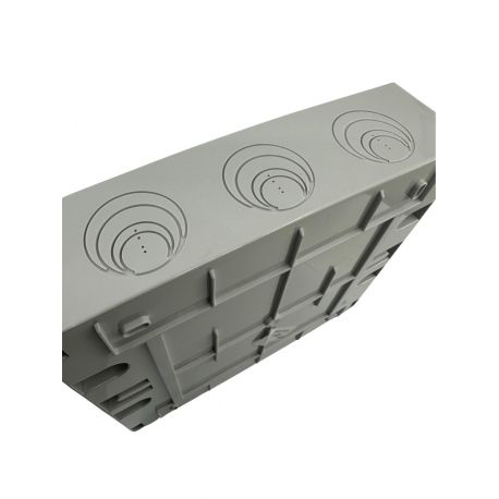 3912-T Acqua coffret électrique pour l'extérieur IP65 12 modules 215x310x110mm - Porte transparente