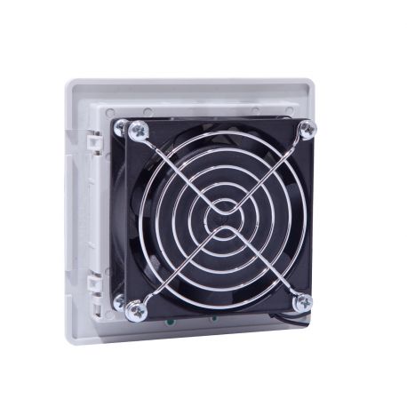 Ventilateur d'armoire électrique 230V avec filtre et grille 110X110 - débit d'air 34m3/h | 43m3/h