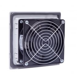 Ventilateur d'armoire électrique 230V avec grille 160X160 - débit d'air 130m3/h | 163m3/h