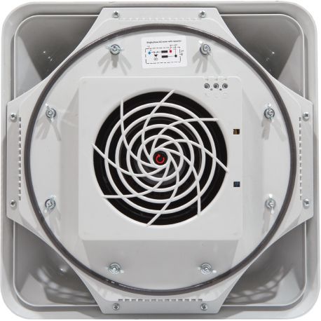 Ventilateur de toit d'armoire 230Vac 172X150X51 - débit d'air 350m3/h - 34W